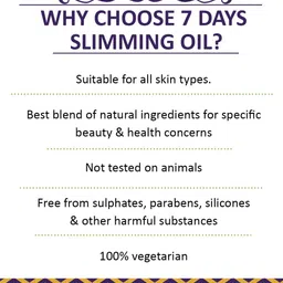 7 DAYS Feel Of Nature Set Of 4 Anti-Cellulite Slimming Oil With Amla - 100ml Each image 5