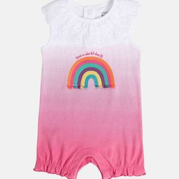 MINI KLUB Girls Printed Round Neck Cotton Romper-picture-10