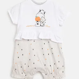 Chicco Girls Graphic Printed Pure Cotton Rompers-image-73
