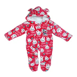 BAESD Infants Printed Cotton Hooded Sleepsuit-picture-0