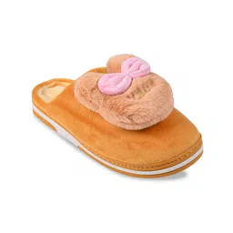 CASSIEY Men Yellow & Pink Self Design Room Slippers-image-21