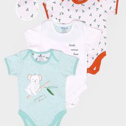 MiArcus Kids Set of 3 Knitted Rompers-12