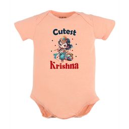 FFLIRTYGO Infants Janmashtmi Printed Pure Cotton Bodysuit-image-60
