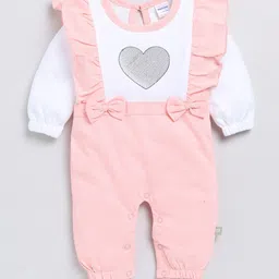 Moms Love Infant Girls Printed Cotton Rompers-image-38