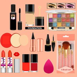 All-in-One Makeup Kit for Women with Foundation, Compact, Eyeliner & Lipstick-15