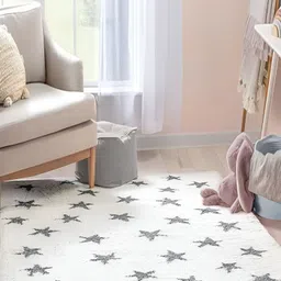 Shopgallery White & Grey Geometric Anti-Skid Carpet-image-95