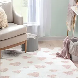 Shopgallery Pink Geometric Anti-Skid Carpet-image-88