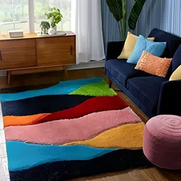 Shopgallery Pink Geometric Anti-Skid Carpet-image-36