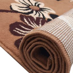 SANA CARPET Gold-Toned Floral Cotton Carpet-image-53