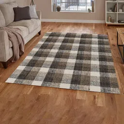 saraswatii global Khaki Geometric Hand-Tufted Carpets-image-19