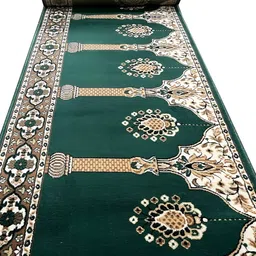 Asad Emporium Rugs Green Floral Anti-Skid Carpet-picture-41