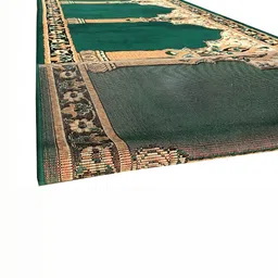 Asad Emporium Rugs Green Floral Anti-Skid Carpet-picture-52