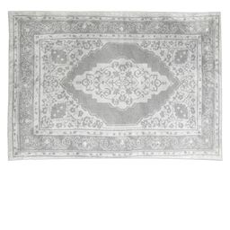 Saral Home Grey Printed Cotton Rectangular Carpet image 2