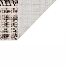 MODEFE Beige & White Abstract Anti-Skid Rectangular Carpet image 3