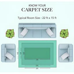 Sparrow world Grey Bohemian Anti-Skid Carpet image 2