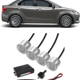 AB298 Silver Car Reverse Parking Sensor with LED Display 4 Sensor A298 Parking Sensor-image-38