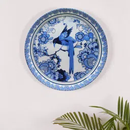 Blue Bone China Delftware Dutch Blue Pottery Inspired Home Decor Wall Plate 10 Inch By Kolorobia-picture-23