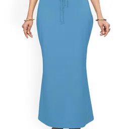 Saree mall Blue Stretchable Lycra Saree Shapewear-image-70