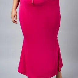 Curves By ZeroKaata Plus Size  Mermaid Fit Saree Shapewear-image-88