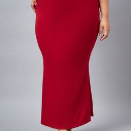 Curves By ZeroKaata Plus Size Mermaid Fit Saree Shapewear-15