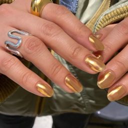 Nail Polish Magic Mirror Gold Effect Chrome Nail Art Polish Gold-image-26