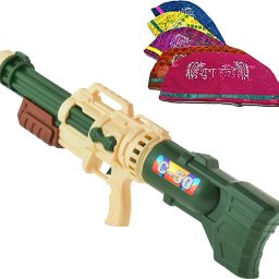 (1 Pichkari + 10 Holi Cap)for Children Holi Festival & Summer Pool Party Fun Water Gun-image-18