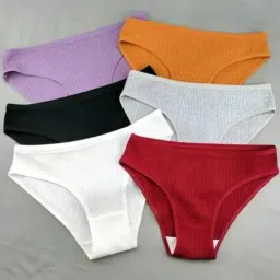 Pack of 6 Women Hipster Multicolor Panty-image-21