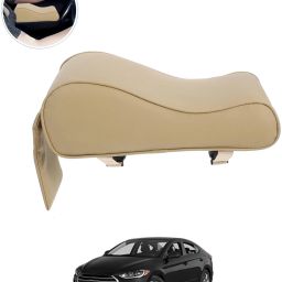 Universal Beige Arm Pain Releif Armrest/Handrest With Phone Holder For Car-87 Car Armrest Cover-image-76