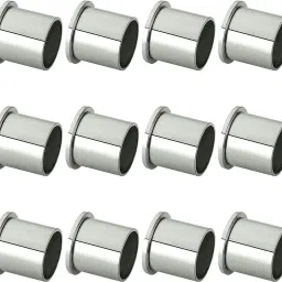 Wall Bracket for Stainless Steel Curtain Rod and Wardrobe Rod 12 Pcs 0 Shelf Bracket-15