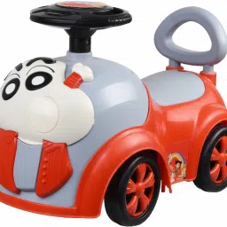 BEST QUALITY RIDEON CAR, MUSIC & STORAGE, MADE IN INDIA,BEST FOR 1 TO 2.5 YEAR Car Non Battery Operated Ride On-image-49
