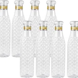 Crystal Water Bottle for Fridge, for Home Office Gym School Boy, Unbreakable 1000 ml Bottle-image-18