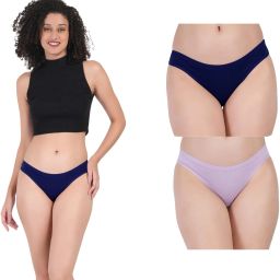 Pack of 2 Women Thong Dark Blue, Purple Panty-image-66