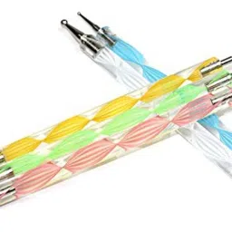 Double Ended Stainless Steel Ball Shape Tool Set Also use for Nail Art, Clay , Pottery , Ceramic - 5 Pieces-image-8