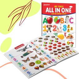 New Price 32 Pages All in One Board Book Learning Educational Toy for Kids-image-61