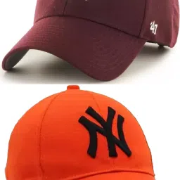 Embroidered, Solid, Self Design Sports/Regular Cap-16