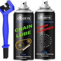 Bike Chain Lubricant and Chain Cleaner Spray With Cleaning Brush For Motorcycle and Bicycle Chain Oil-20