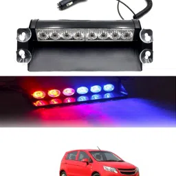 12V/8Led Red & Blue Dash Police Strobe Flash Warning Light For Car/SUV/Jeep-234 Car Fancy Lights-image-94
