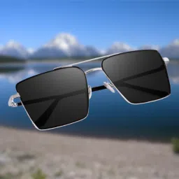 UV Protection Retro Square Sunglasses (Free Size)-image-14