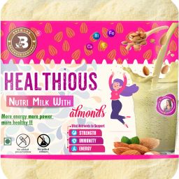 Healthious Nutri milk With Almonds Bits Perfect Drink For Women Immunity Booster-image-31