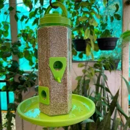 Bird Feeder Tower Hanging for Balcony Seed Container Stand Window Bird Feeder Bird Feeder-image-34