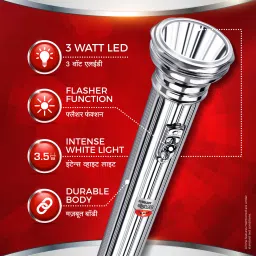 eveready Jeevansathi DL 65 Durable Brass Torch Torch image 2