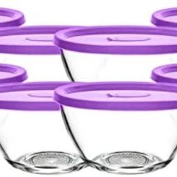 Glass Storage Bowl Yera Glass Mixing Bowl with Lid-19