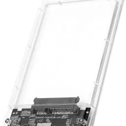 Rhobos Transparent SSD Case – Plug & Play, High-Speed USB 3.0 for HDD/SSD Devices 2.5 inch Fast Transfer Speed Up to 5 Gbps & Up to 4TB Storage Capacity 2.5 SATA SSD HDD-13