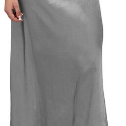 ZishanFab Women Satin Silk Petticoat Inskirt Saree Petticoats Underskirt Grey Satin Blend Petticoat-image-16