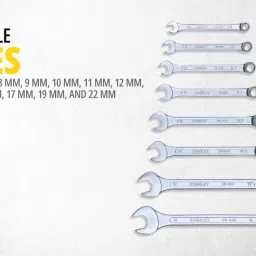 stanley 70-963E/70-93E Double Sided Combination Wrench image 2