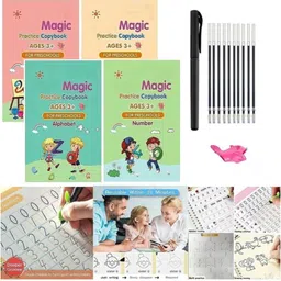 snowshell Magic Reused Practice book For Kids Handwriting 4 Book Drawing Books Magic Zx164-picture-6