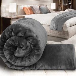 Solid Single Mink Blanket for AC Room-image-92