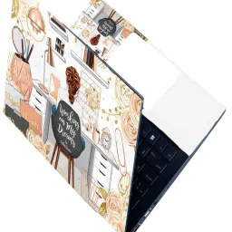 Skinny Full & Body Laptops Skin Bubble-Free HD Quality Sticker FBD_SK10_Woking my Dream Babble free Vinyl Laptop Decal 15.6-15