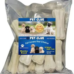 Dog Pet Food 3 Inch Pack of 12 Calcium Treat Bone & Twisted Chicken Dog Chew Chicken Dog Chew-image-9