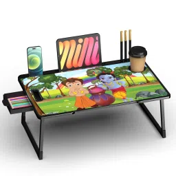 Multipurpose Foldable with Cup Holder, Study , Bed By TRAVELSPY INDUSTRIES Wood Portable Laptop Table-51
